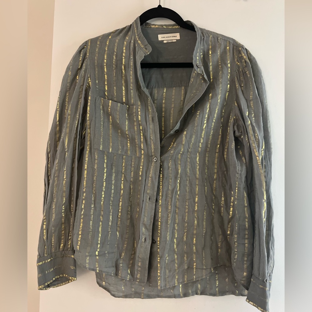 Isabel Marant Grey Button Up